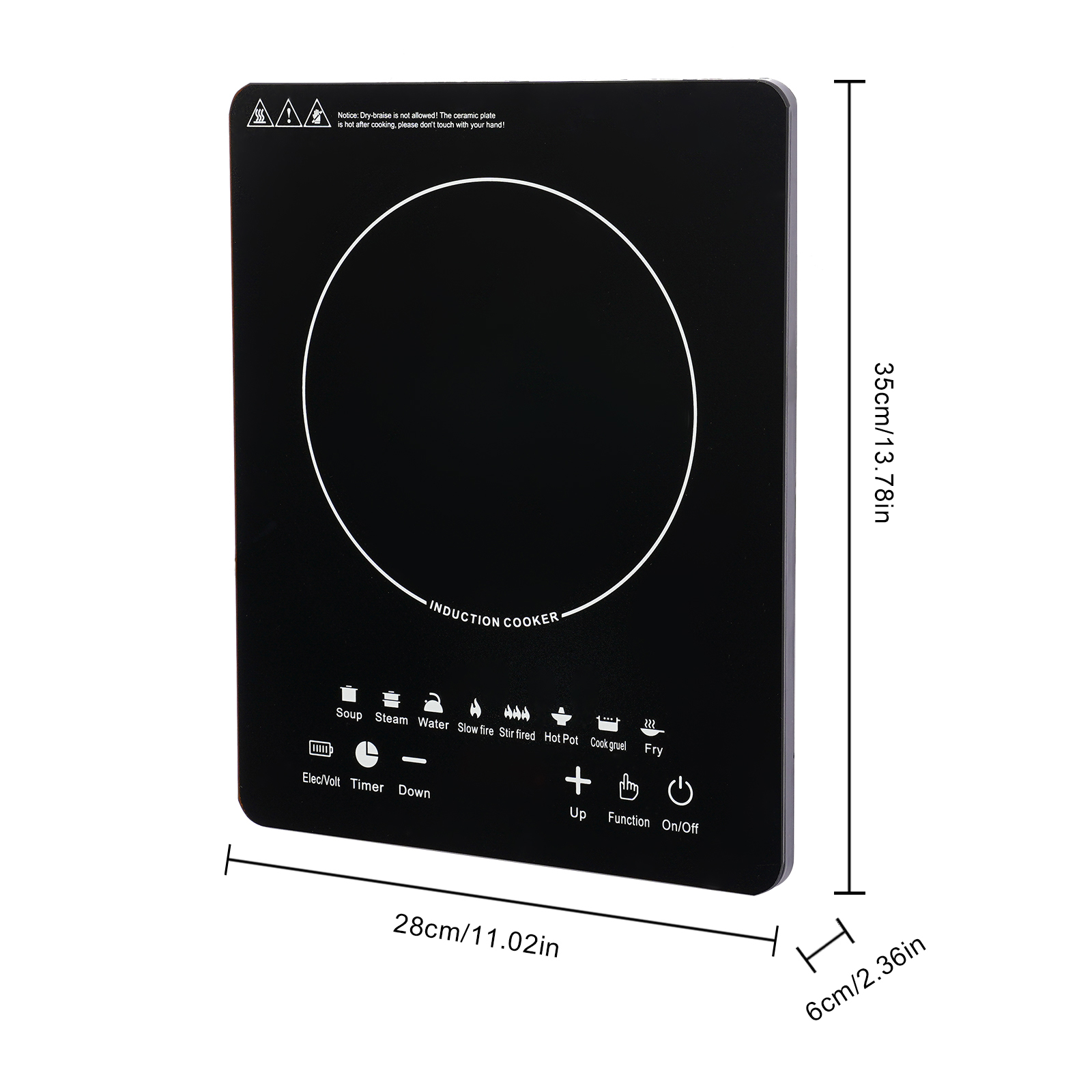 Electric Induction Cooker, Ind - Induction Cooktop Portable review and price