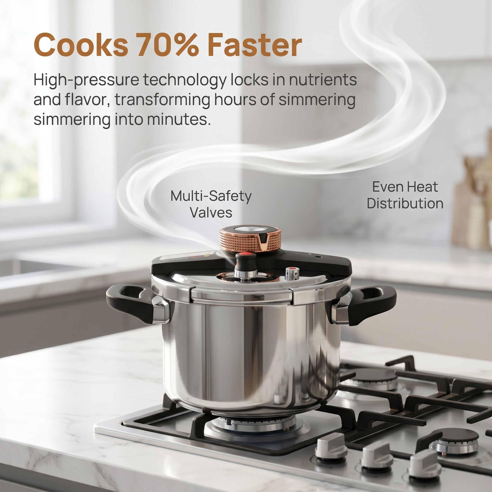304 Stainless Steel Knob Press - Instant Pot Pressure Cooker review and price