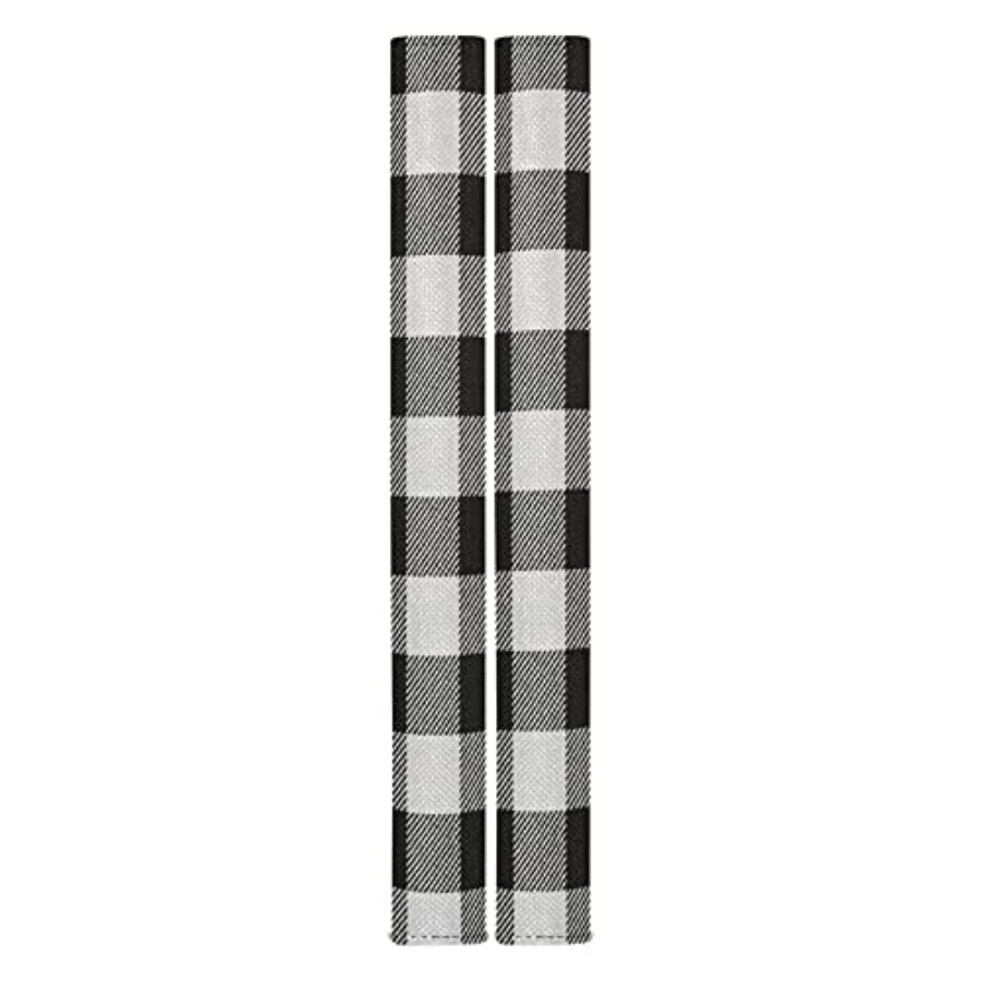 2Pcs White Black Buffalo Plaid - Kitchen Appliances In White review and price