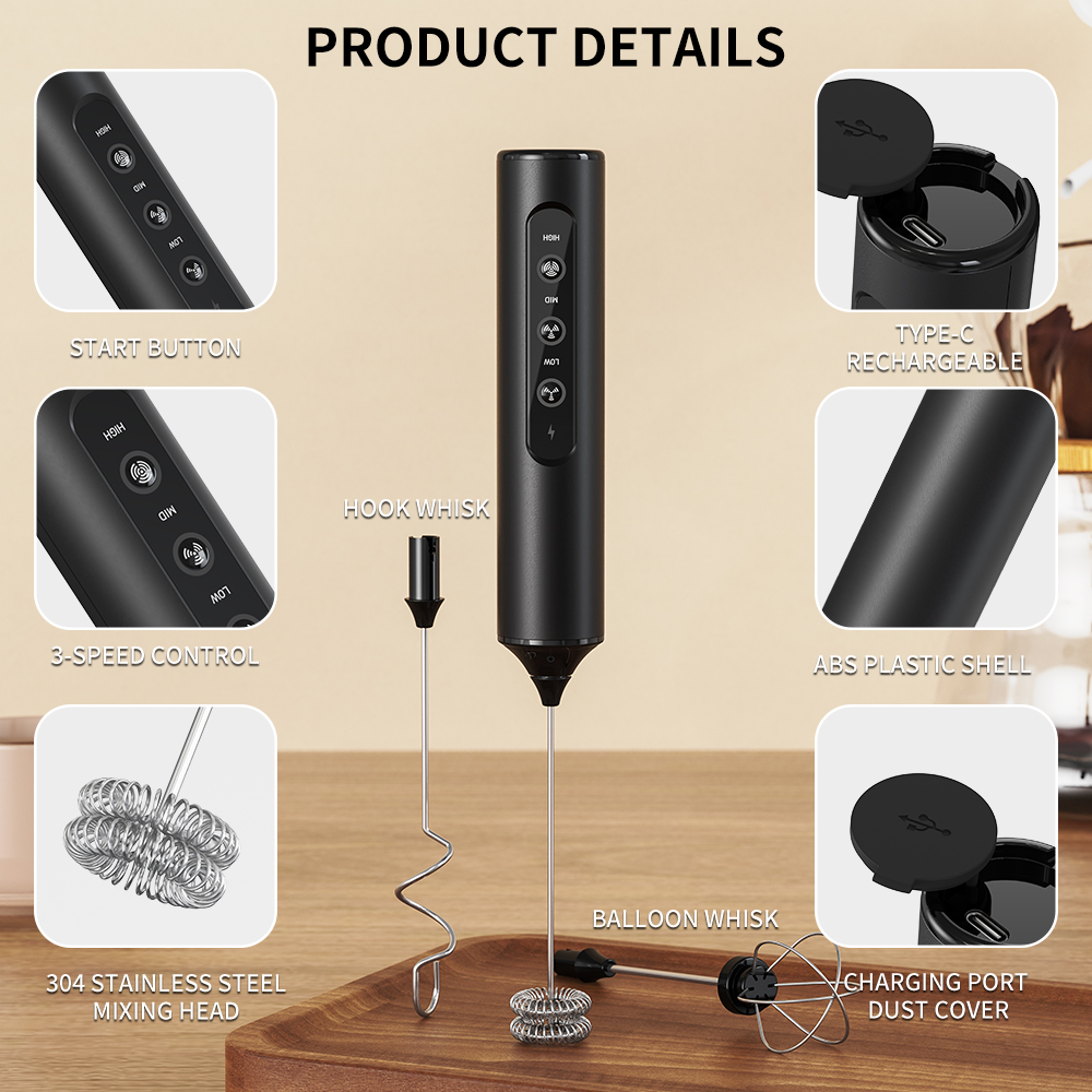 3 in 1 Electric Handheld Milk  - Kitchen Appliances Restaurant review and price