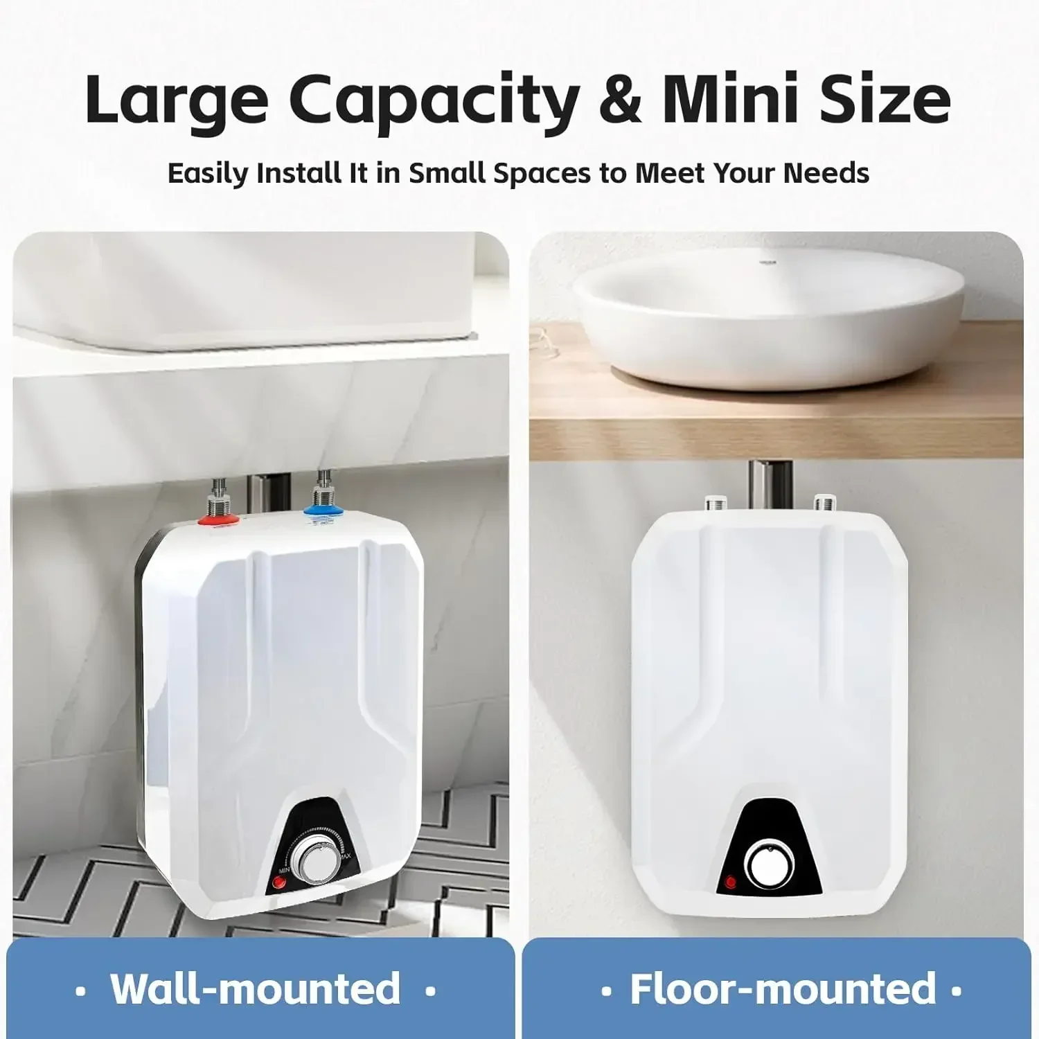 110V 1500W Instant Mini Hot Wa - Kitchen Appliances In White review and price