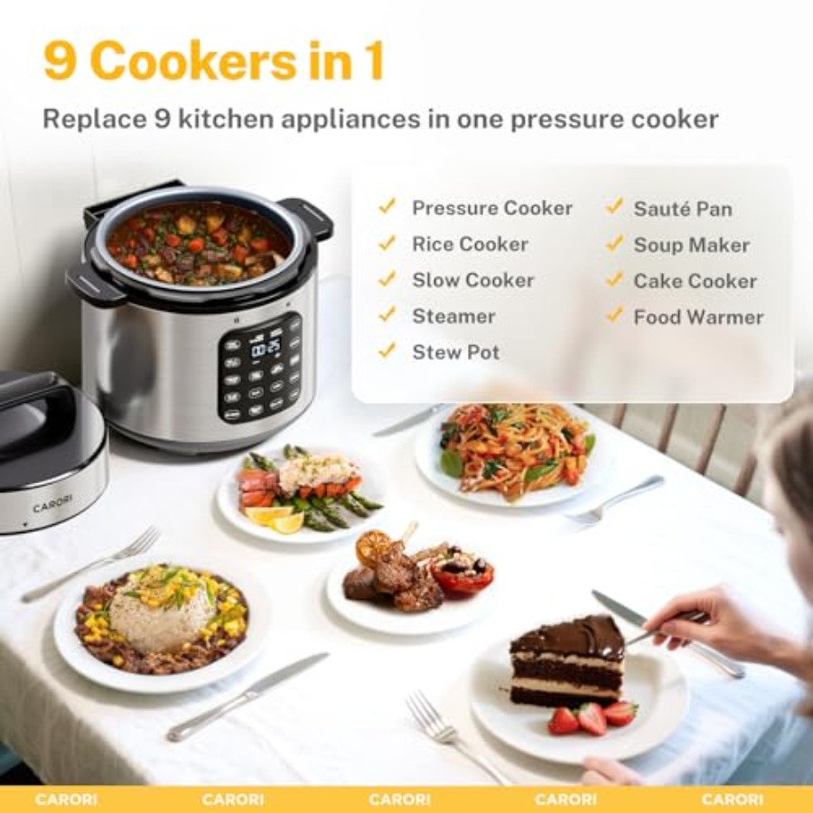 9-in-1 Electric Pressure Cooke - Instant Pot Pressure Cooker review and price