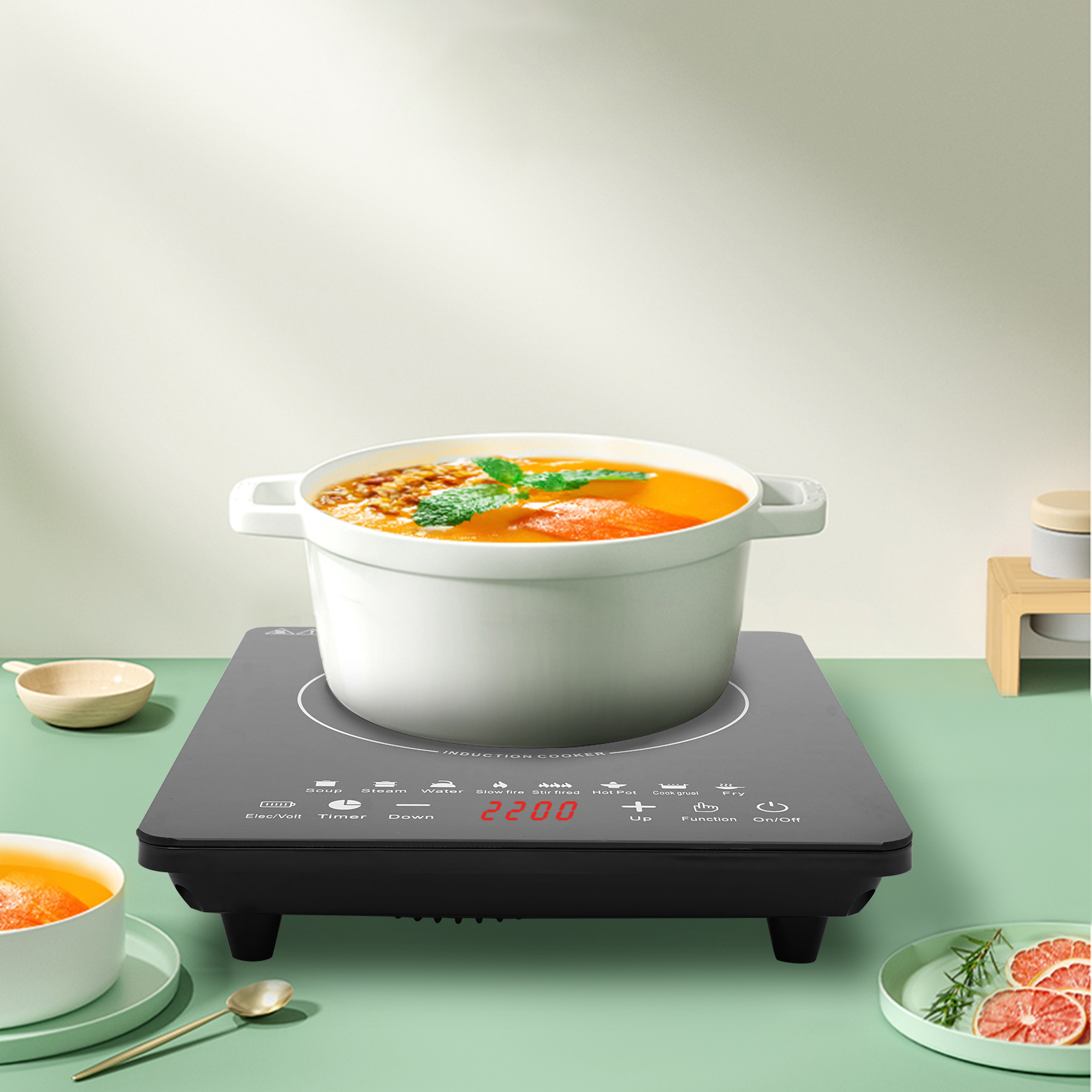 750W Smart Portable Induction  - Induction Cooktop Portable review and price