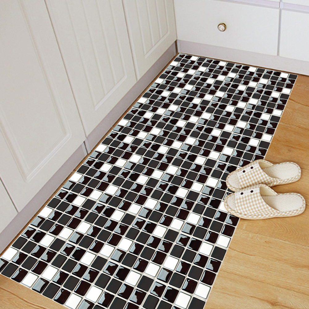 Black & White Marble Mosaic Ti - Kitchen Appliances In White review and price