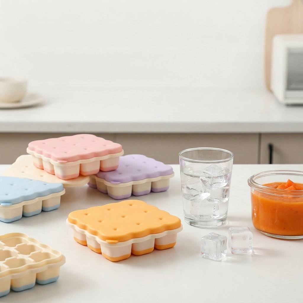 Cookie Shaped Plastic Ice Cube - Kitchen Appliances Shelves review and price