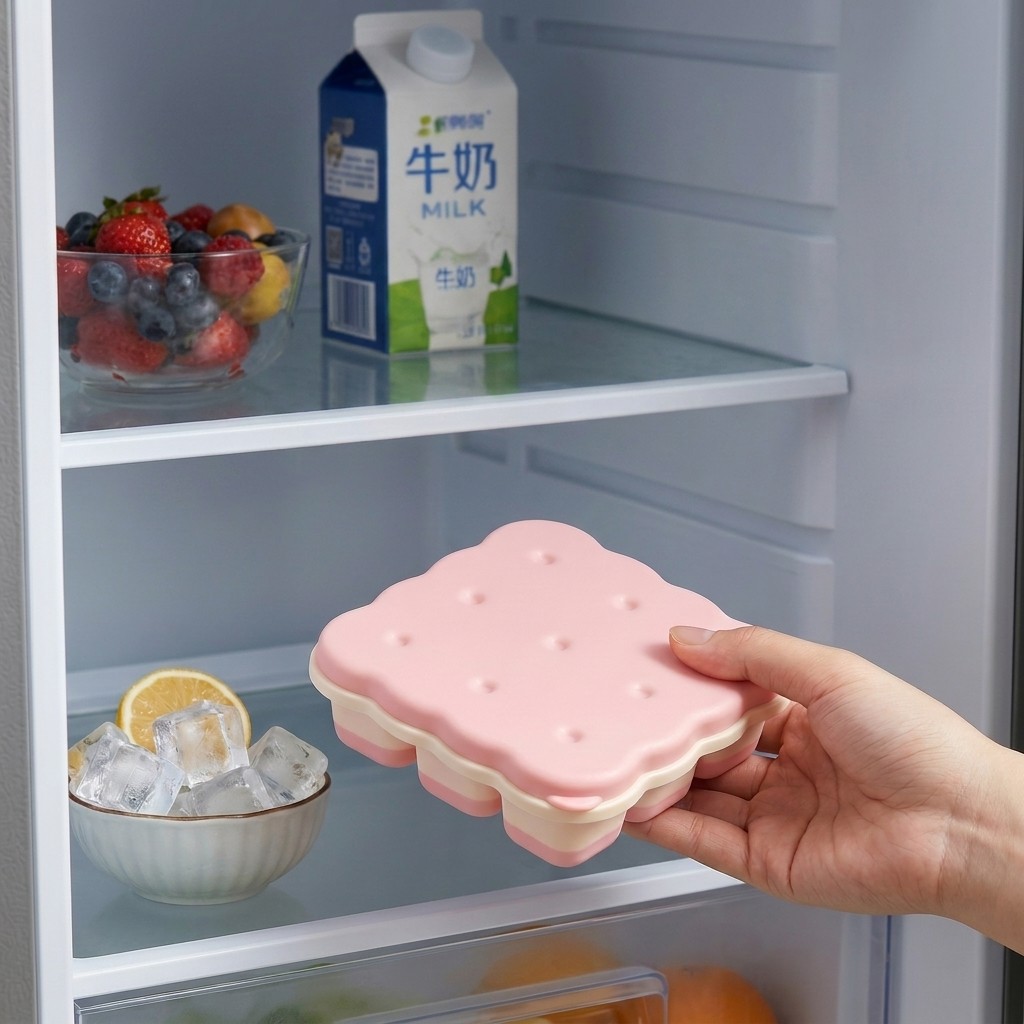 Cookie Shaped Plastic Ice Cube - Kitchen Appliances Shelves review and price