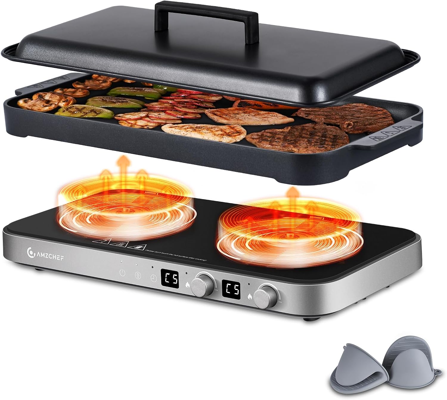 Double Induction Cooktop with  - Induction Cooktop Portable review and price