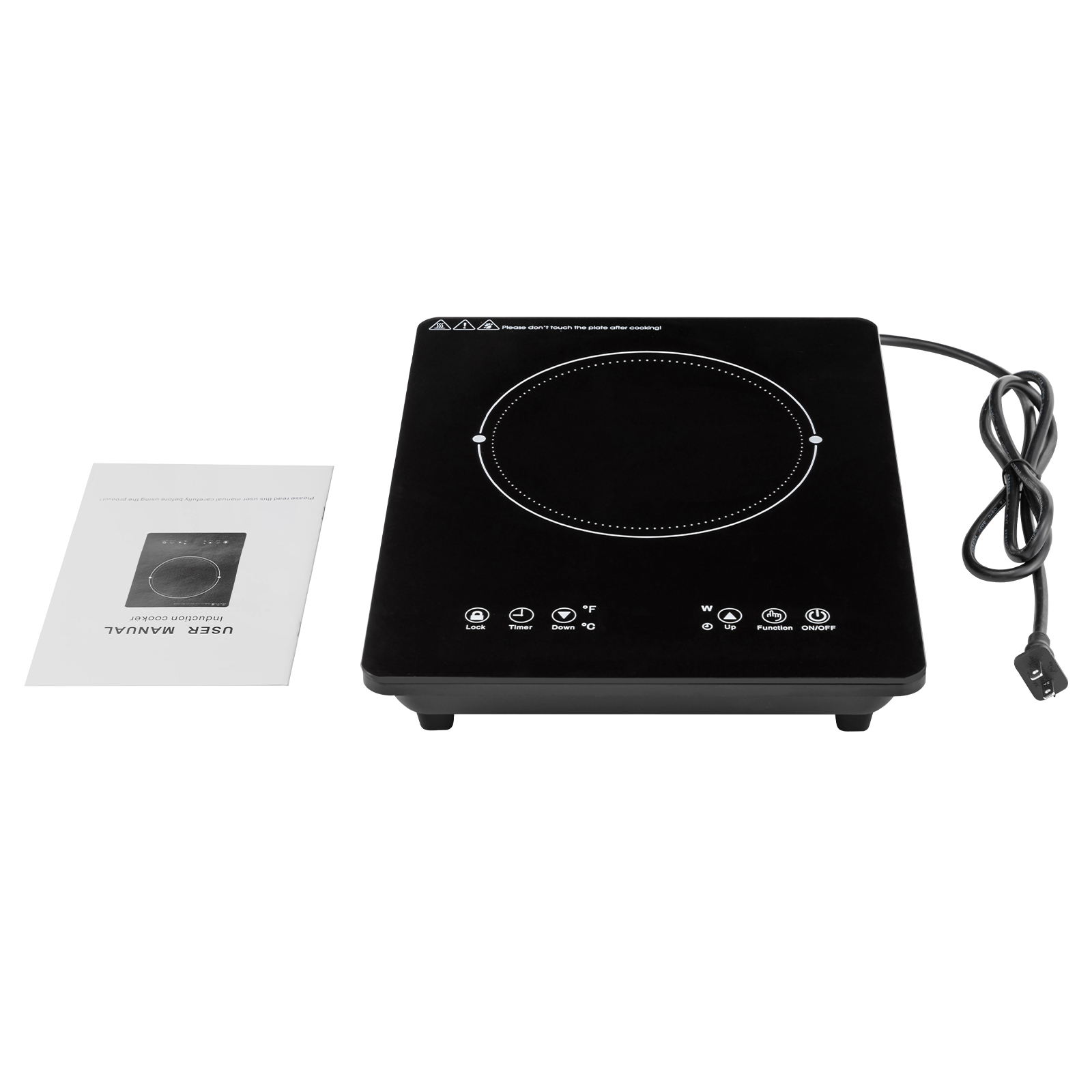 1800W Induction Cooktop Hot Pl - Induction Cooktop Portable review and price
