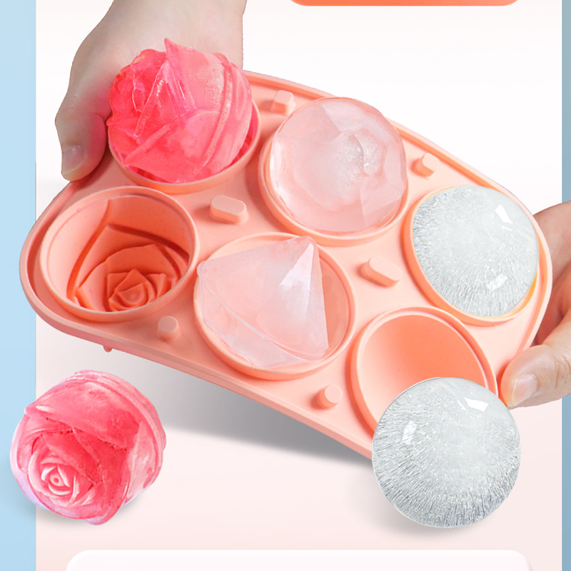 3D Rose Diamond Round Ice Cube - Kitchen Appliances Shelves review and price