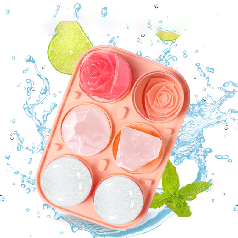 3D Rose Diamond Round Ice Cube - Kitchen Appliances Shelves review and price