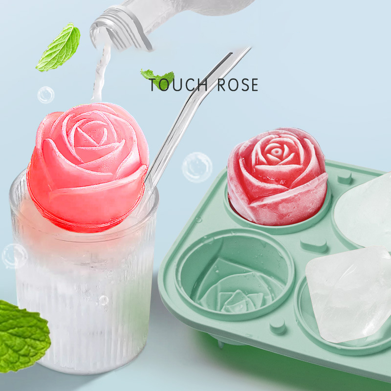 3D Rose Diamond Round Ice Cube - Kitchen Appliances Shelves review and price