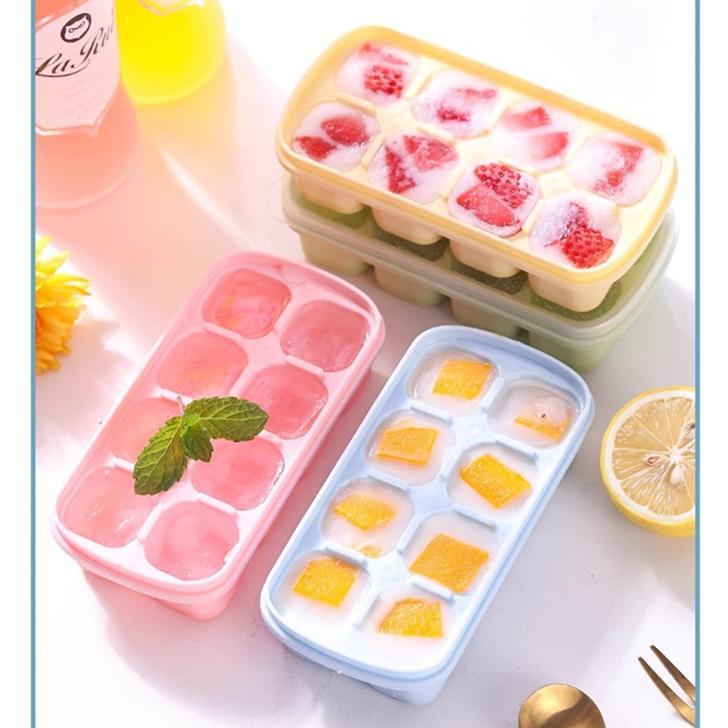 8-Grid Ice Cube Trays Silicone - Kitchen Appliances Shelves review and price