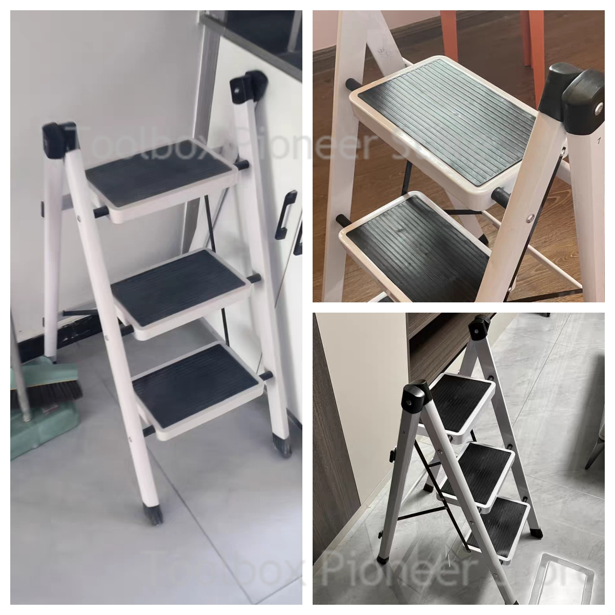 3-Step Foldable Ladder Chair W - Kitchen Appliances In White review and price