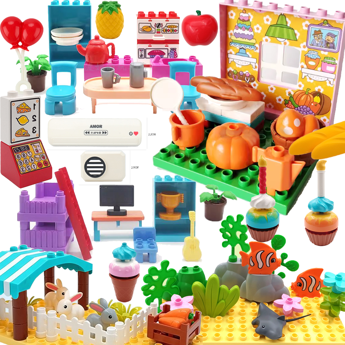 Large Building Blocks Scene Ac - Kitchen Appliances List review and price